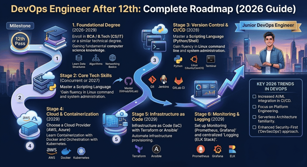 devops engineer after 12th