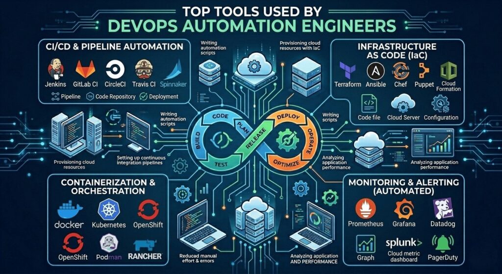 DevOps Automation Engineer- Meaning, Skills, Salary & Complete Roadmap-2026 Guide - Tools
