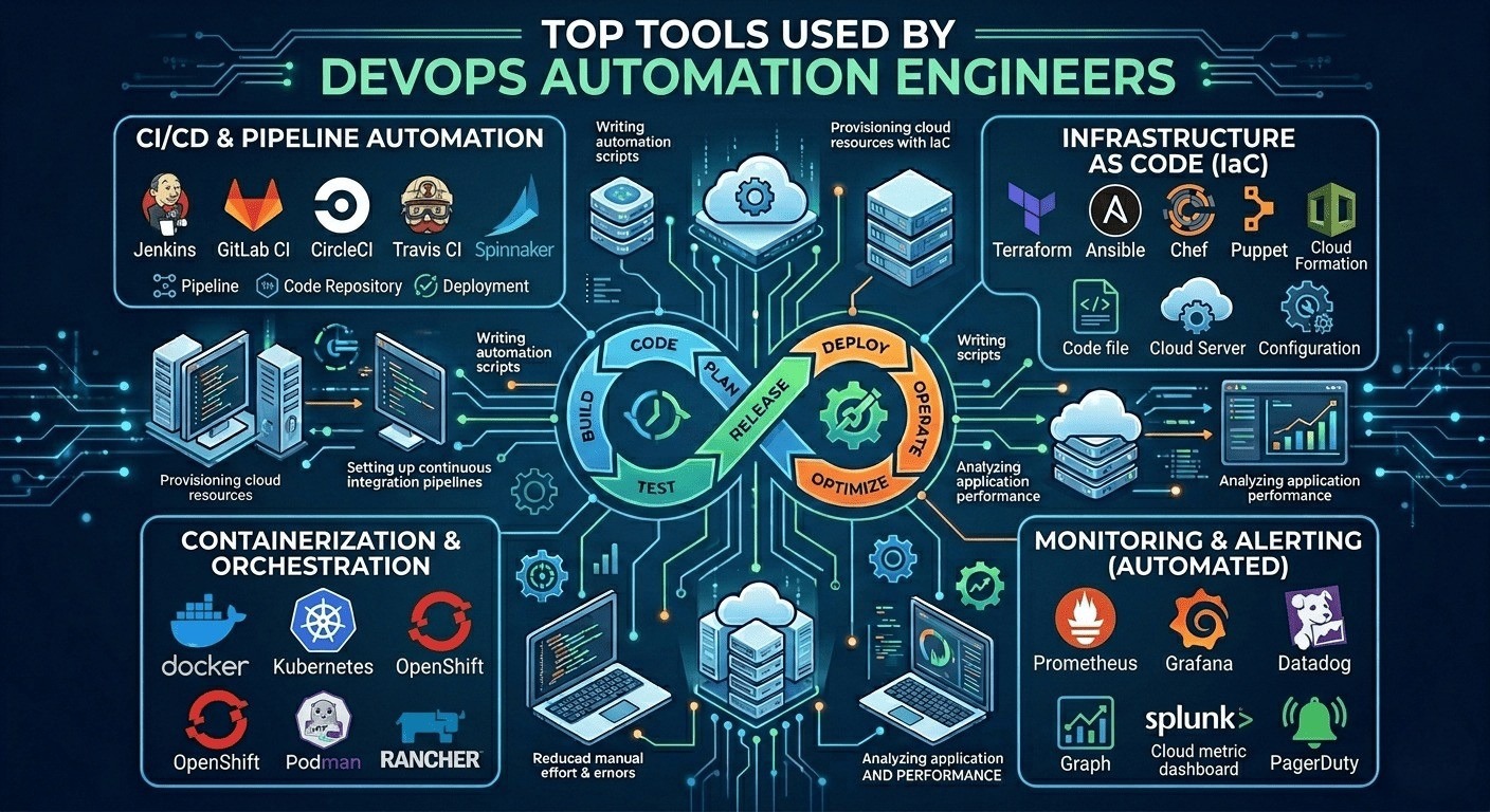 DevOps Automation Engineer- Meaning, Skills, Salary & Complete Roadmap-2026 Guide - Tools