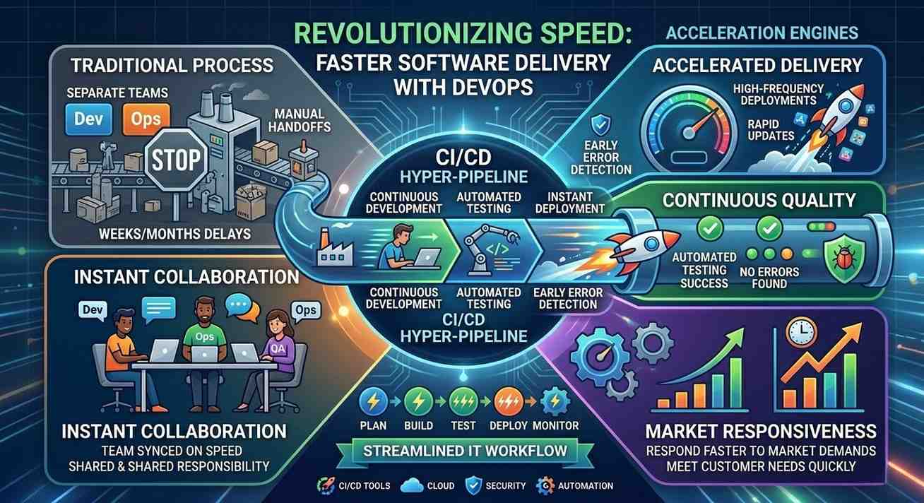 Faster Software Delivery with DevOps