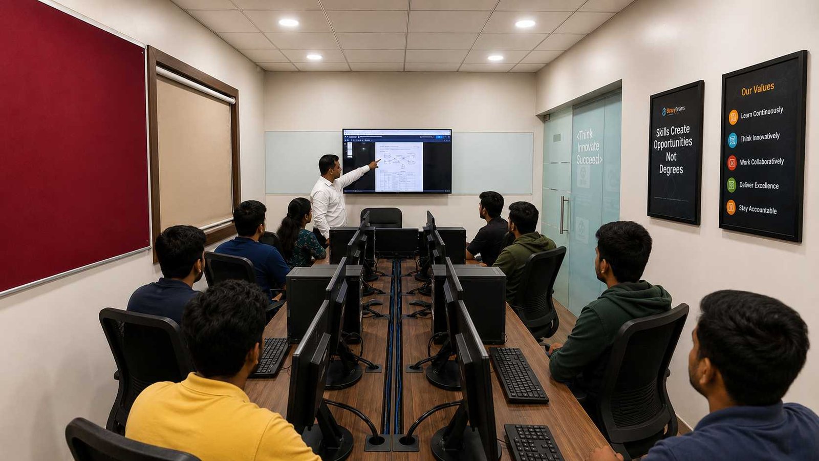 DevOps with AWS live batch in progress, BinaryBrains Pune