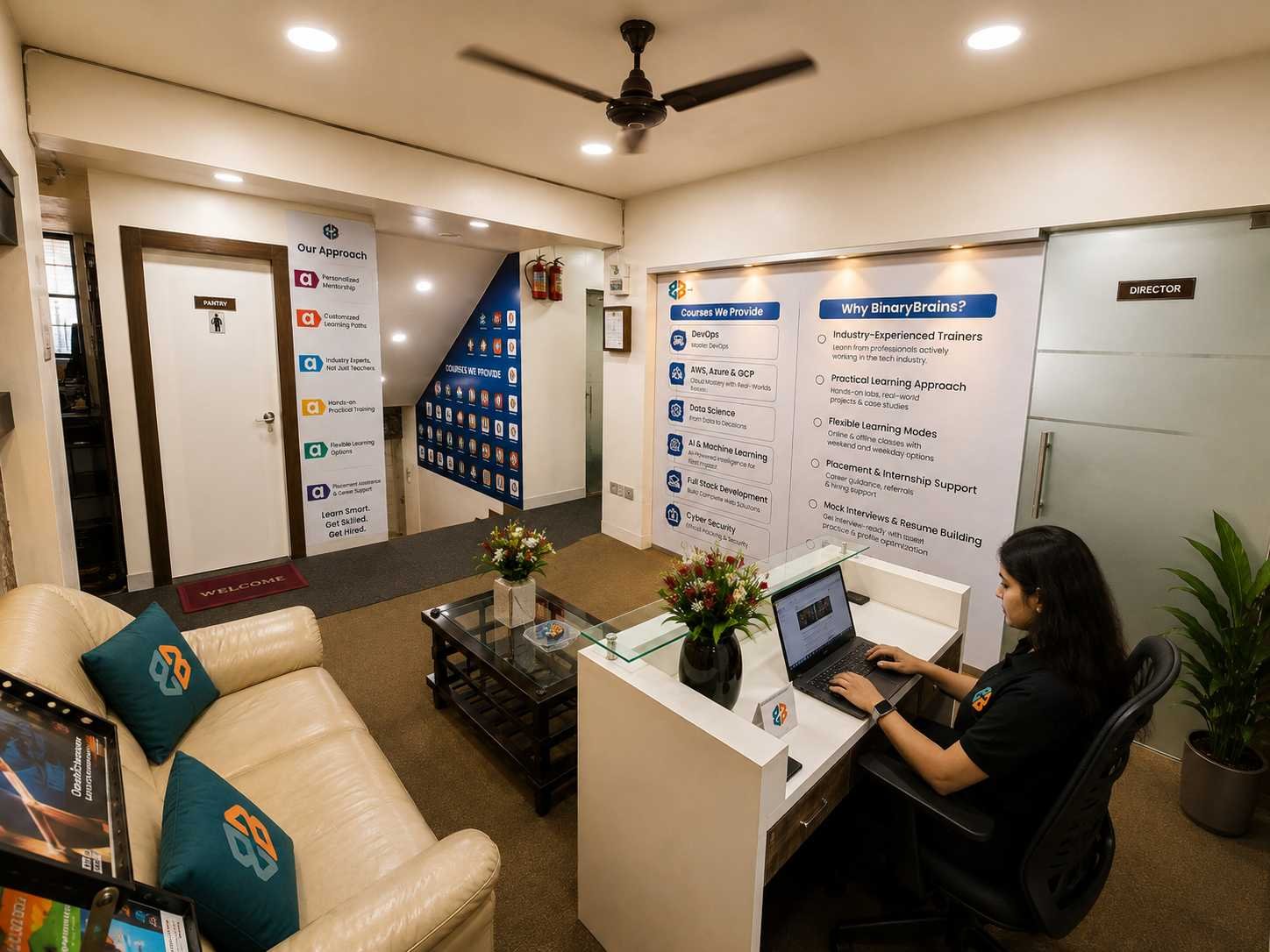 Entrance of BinaryBrains DevOps & Cloud training center, Shivajinagar, Pune