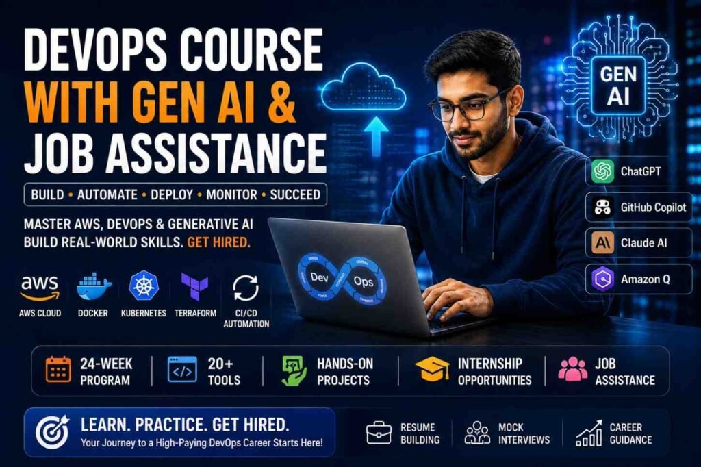 DevOps Course With Gen AI & Job Assistance: Build a Future-Ready Career